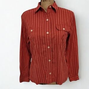 Ralph Lauren Vintage Polka Dot Button Down Women's Size S